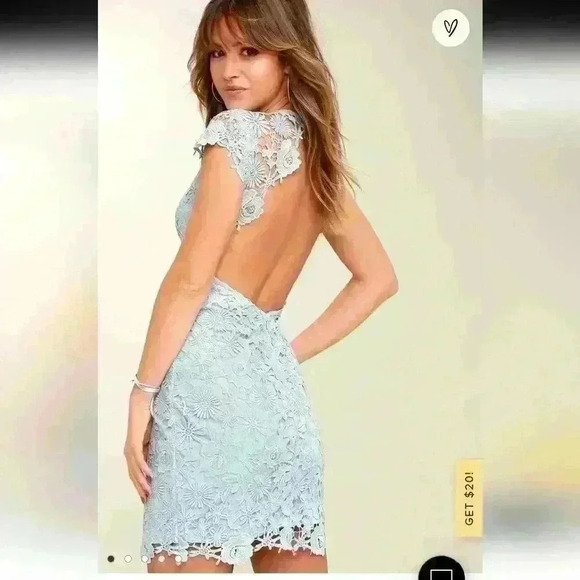 Lulu's Romance Language Backless Lace Dress - Picture 5 of 13